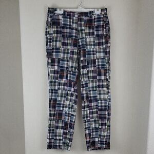 Jos A Bank Patchwork Madras Men's 34x32 Pants Chinos Trousers